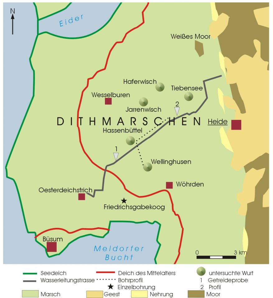 Stufenlagerungswürfel in Dithmarschen - Buesum